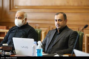میثم مظفر رئیس کمیته بودجه و نظارت مالی شورای شهر تهران در حاشیه افتتاحیه 